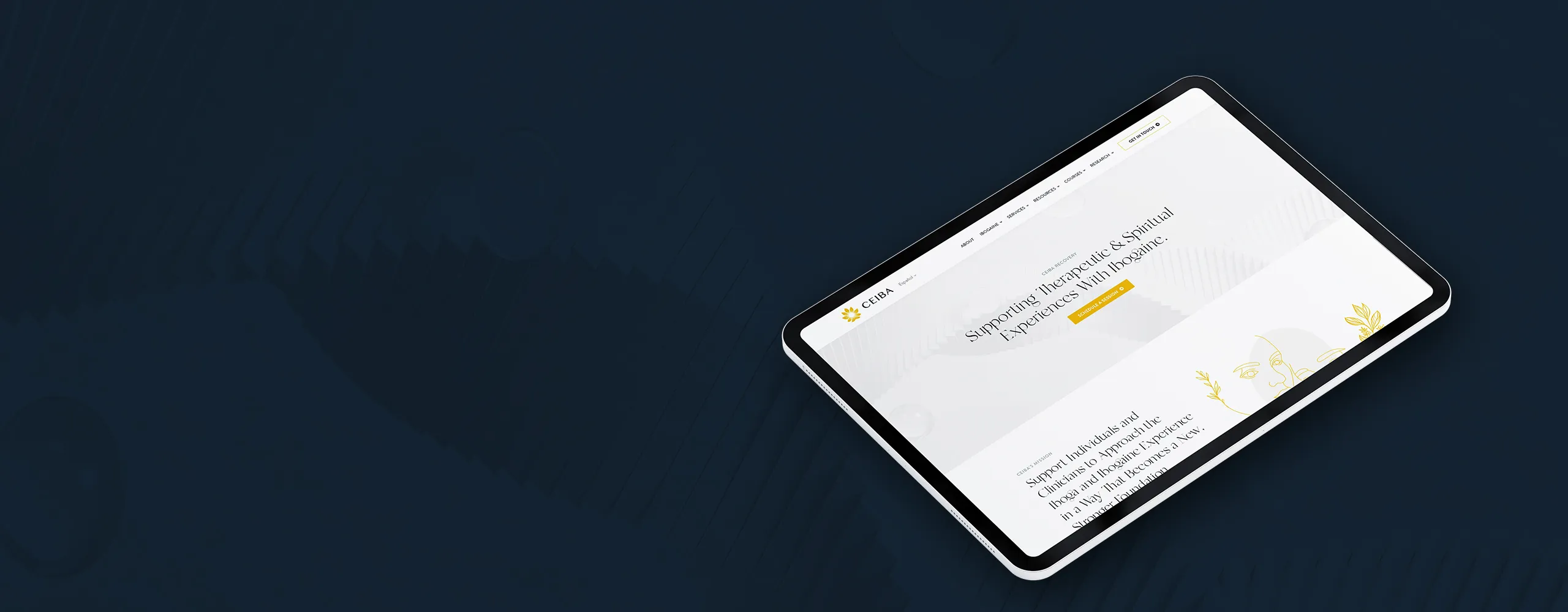 Ceiba Foundation healthcare UI/UX design case study