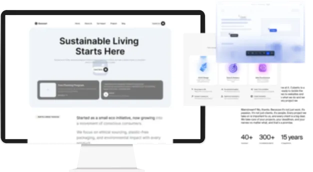 Visual wireframe and creative exploration