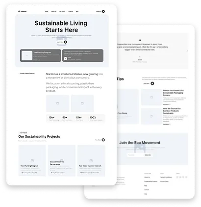 Website design execution