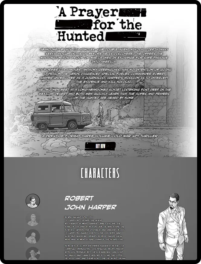 Evans Arts website concept