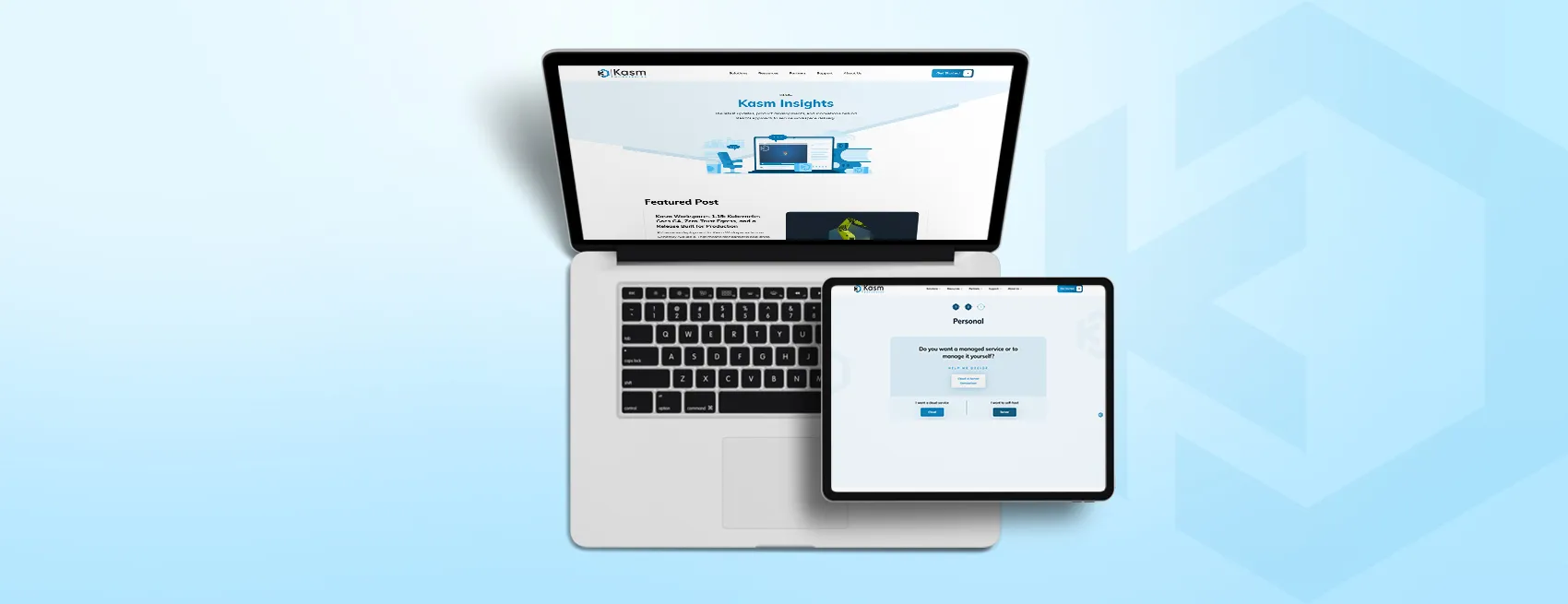 Kasm Workspace website experience