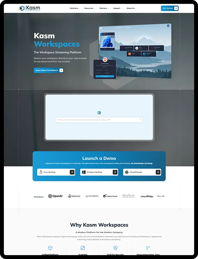Kasm Workspace development process