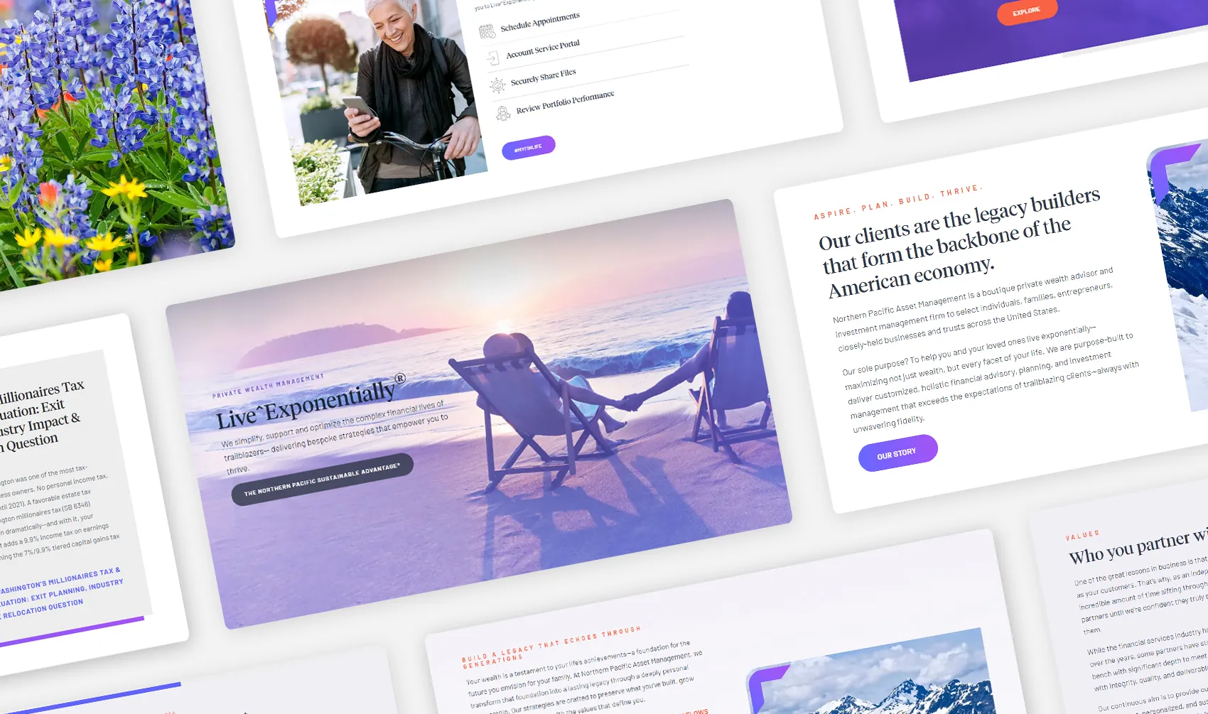 Northern Pacific website design