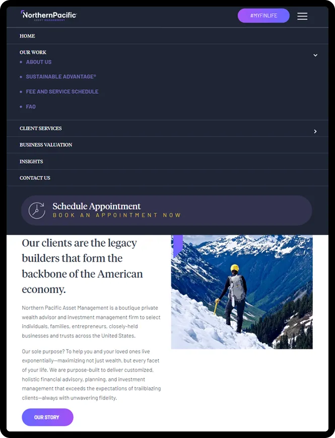 Northern Pacific design strategy