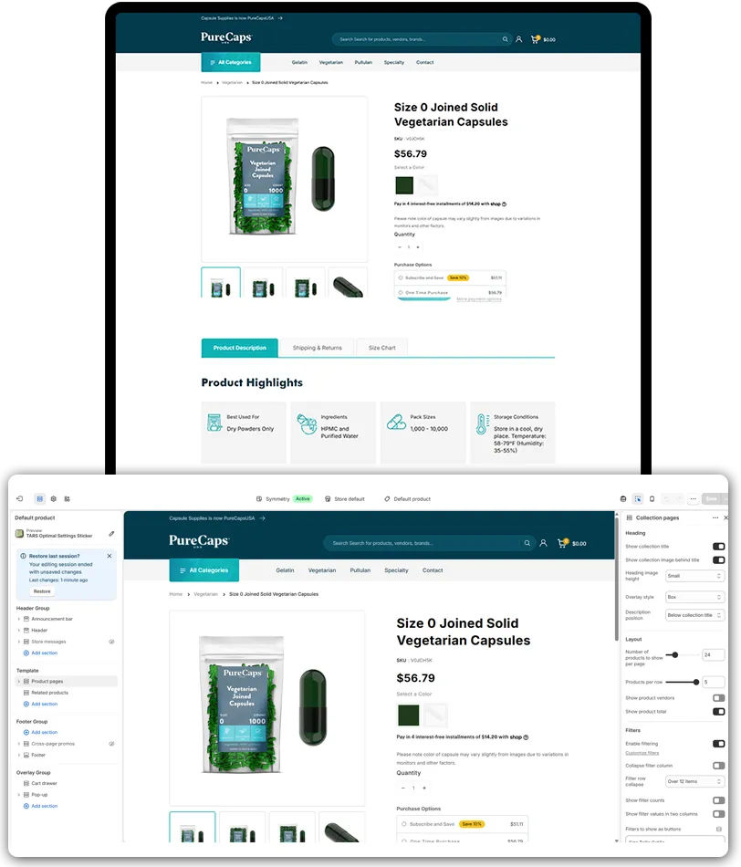 PC website development process