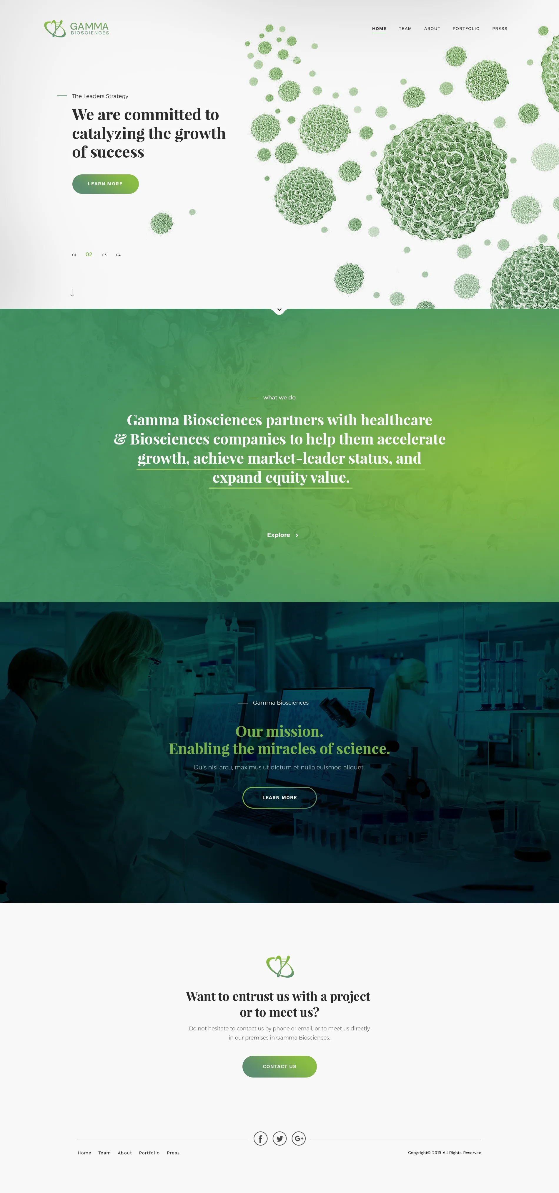 gamma website design