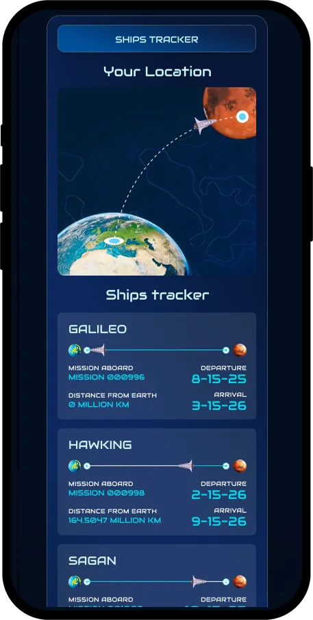Red Planet Resorts App concept