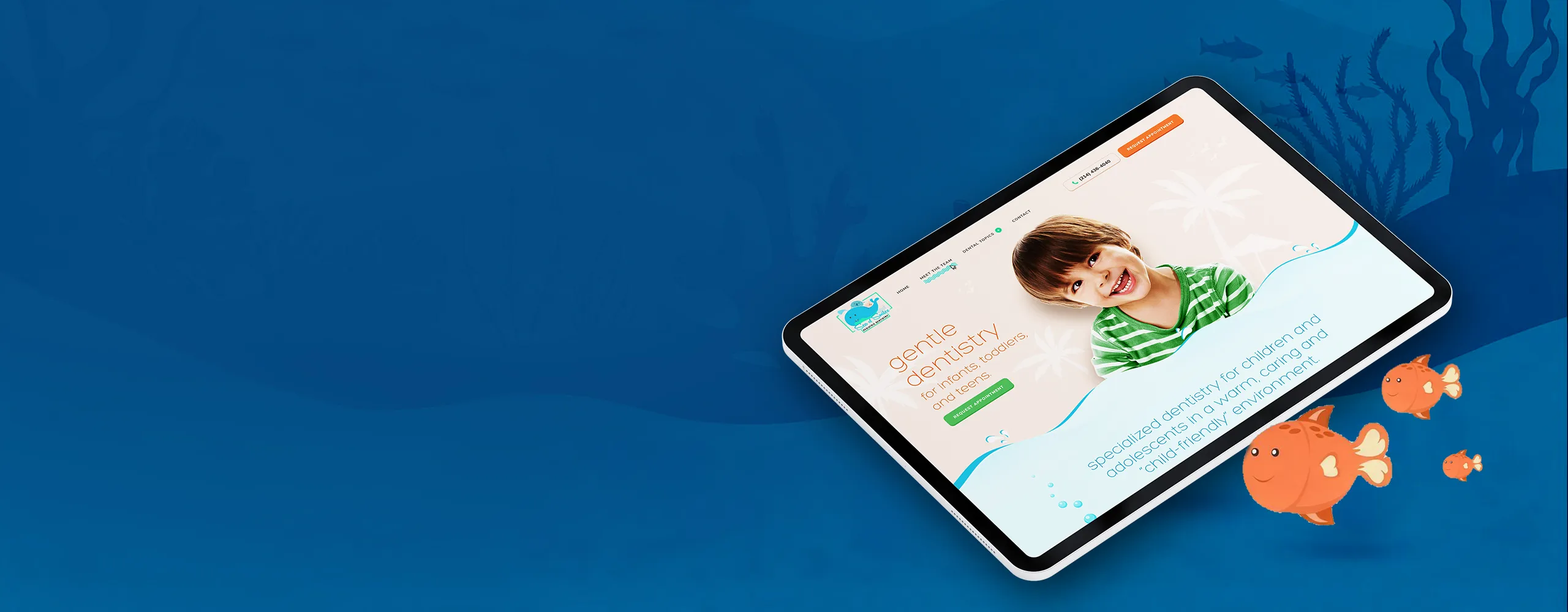 Sea of Smiles healthcare UI/UX design case study