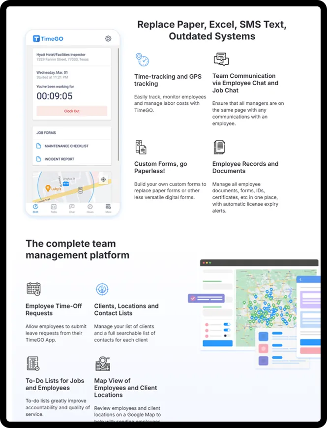 TimeGO SaaS design strategy