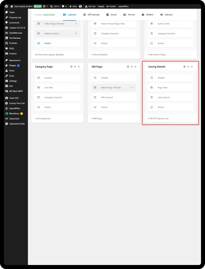 TRB WordPress development process